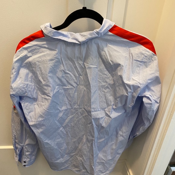 Zara Light Blue Dress Shirt Oversized - XS - Picture 2 of 2